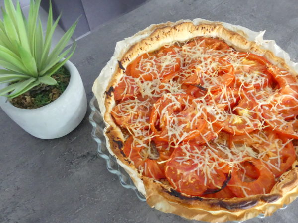 La tarte tomate et moutarde