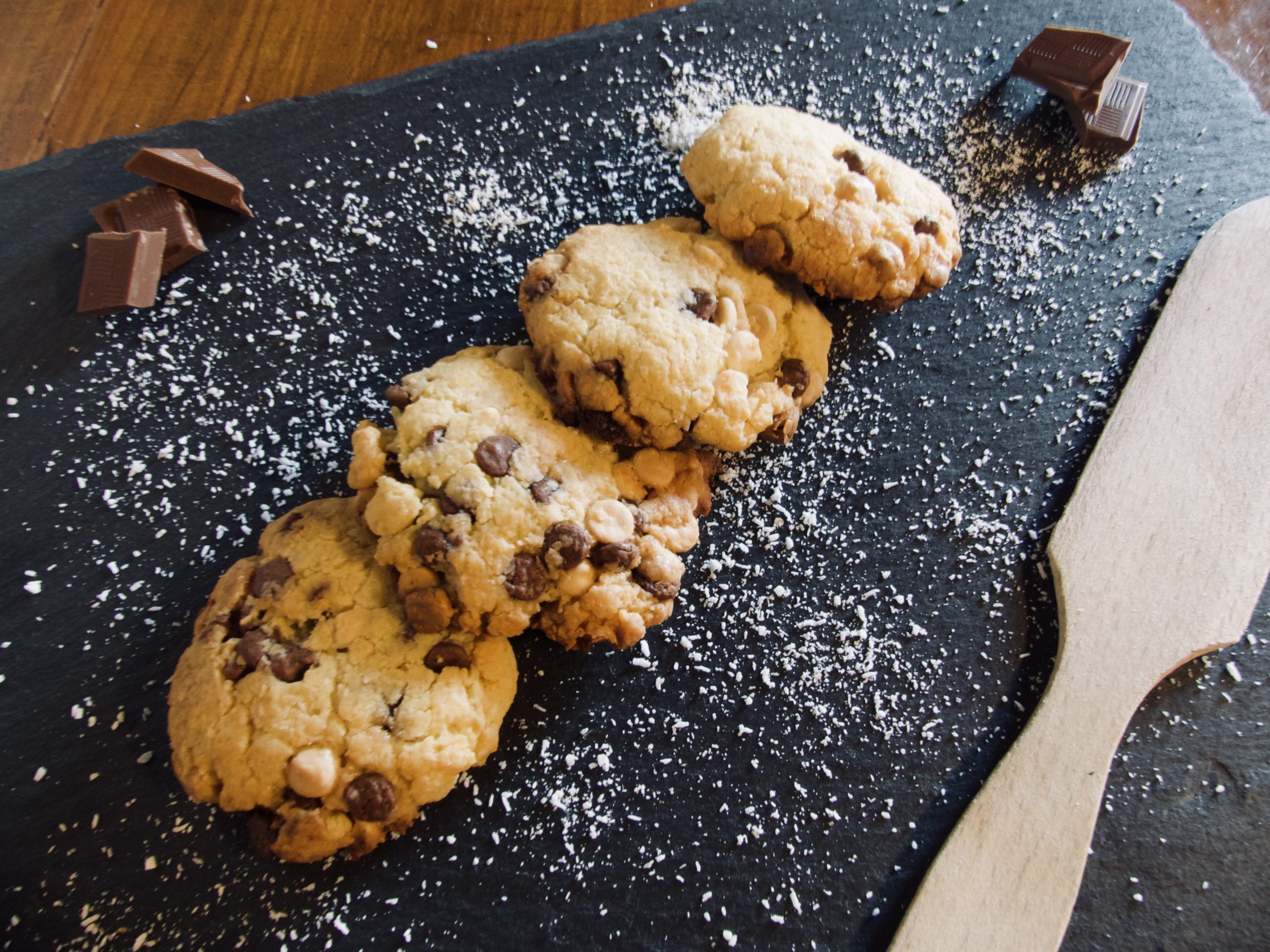 Cookies aux pépites de chocolats et noix de coco